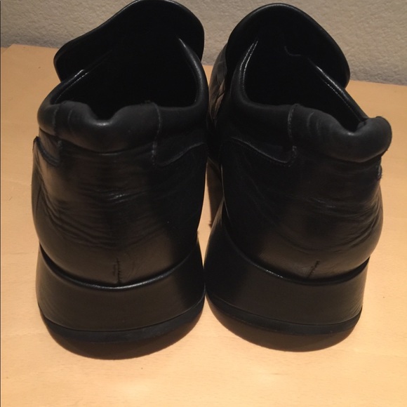 Stephane Kelian Mens Blk Wedge Shoes   Sz 10. - Picture 2 of 7